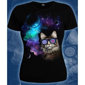 35-1753 Футболка   Космический Кот