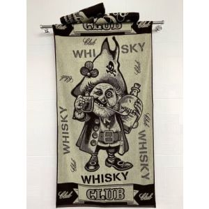 Полотенце махр.81*160 Виски-клуб