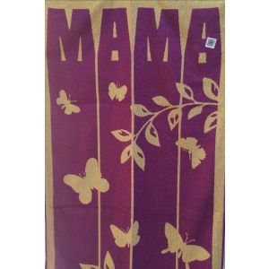 Полотенце махр.67*150 Мамин день
