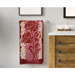 Полотенце махр.47*90 Букетик