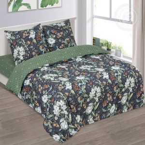 КПБ Бязь  «АРТ Дизайн»  Белые цветы