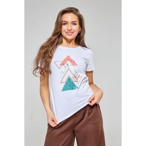 Футболка жен Треугольники