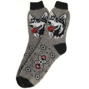 7869 Носки мужские «Хаски в профиль»