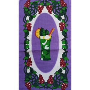 Полотенце ваф 34х60 Цветные узоры