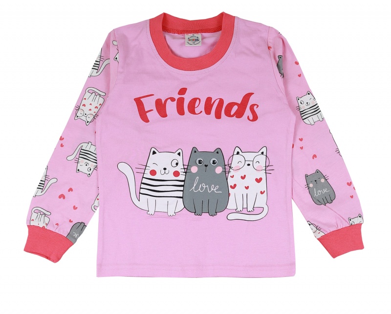BK976PJ Пижама дев. 3-7 лет 