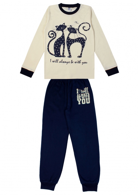 BK1395D Пижама дев. 9-12 лет  