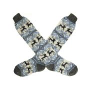 9732 Гольфы жен. «Олени и орнамент»