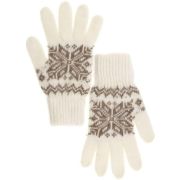 5322 Перчатки жен «Снежинка с зигзагом»