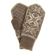 3237 Варежки жен «Паук и снежинки»