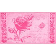Полотенце махр.67*150 Роза на конверте