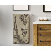 Полотенце махр.50*90 Париж с любовью