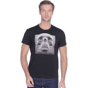 14-1795 Футболка   Waves of glow fluro skull