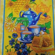 арт.112 Полотенце ваф 34х60 Васильки