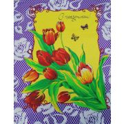 арт.018 Полотенце вафельное 46х60 Винтаж