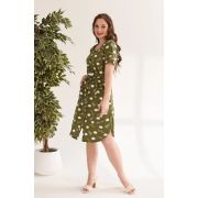 1741-К Халат женский  Горох