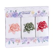 ТМ-809 Набор лен (3 шт. 42*42) Ассорти