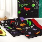 нпкр.45.60 Набор полот. рогож. 45*60  Арт Кулинар шоу