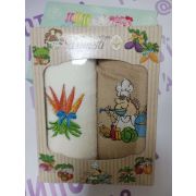 ДМФ-811 Набор полот микроф (2 шт. 33*60) Любовь-морковь