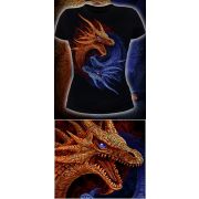 35-1569 Футболка  Драконы Инь и Янь
