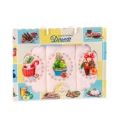 ТМФ-109 Набор полот микроф(3 шт. 33*60) Новогодние сладости