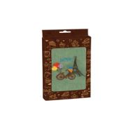 ОВ-805 Полотенце лен  42*42 см  Париж